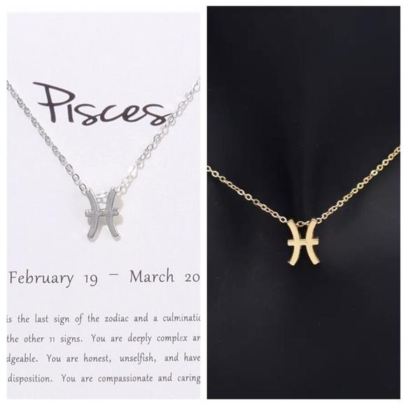 Jewelry - Pisces ♓️ Zodiac Sign Necklace